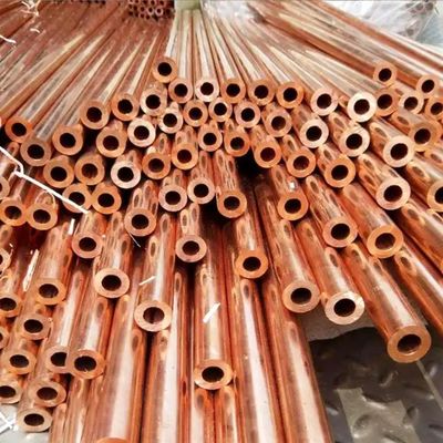 Tuyau de cuivre pur ASTM C10100 C10200 C11000 de la taille 99,9% faits sur commande pour l'industrie