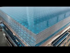 8 mm plaque en aluminium diamant plaque métallique gravée perforée en aluminium